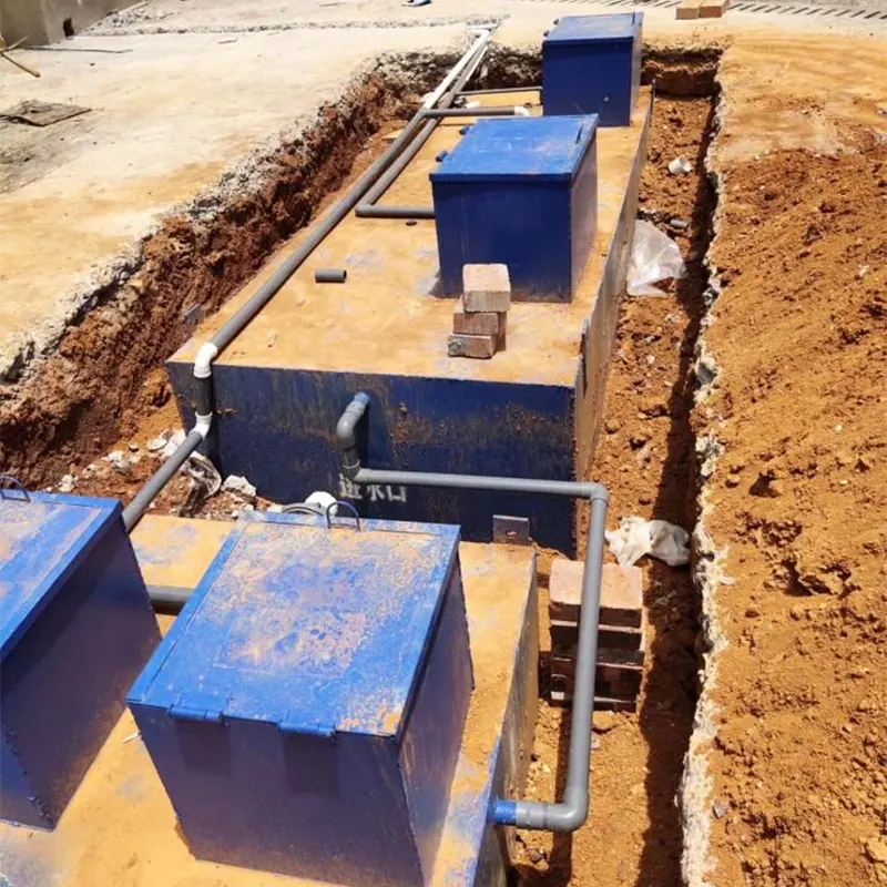 Ehortzitako Etxeko Araztegiak Komunitatea Tamaina ertaineko Ekipamendua